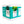 Load image into Gallery viewer, Face Plant Package teal colored planter with eyeglasses left planter happy face with marker on right