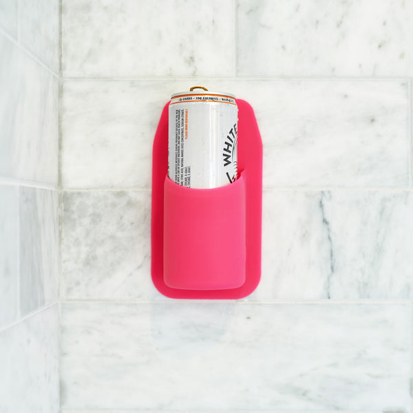 30 Watt Shower Seltzer Can Holder Shower Caddy Silicone Pink Gift Dirty  Santa