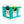 Load image into Gallery viewer, Face Plant Package teal colored planter with eyeglasses left planter happy face with marker on right
