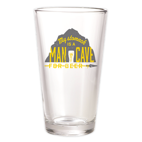 "Man Cave" Pint Glass
