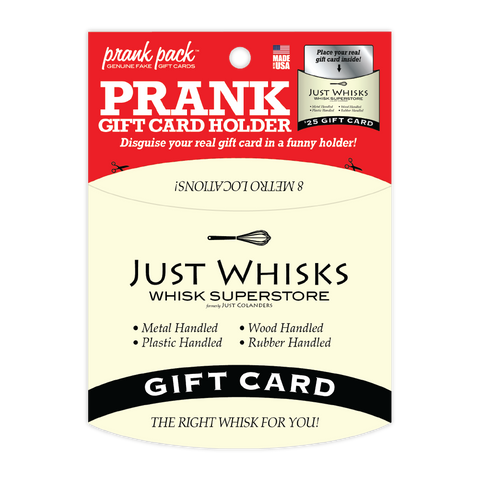 "Just Whisks" Gift Card Holder