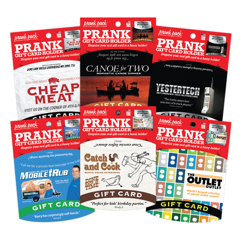 "6 Pack" Gift Card Holders