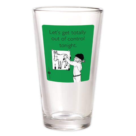 "Out of Control" Pint Glass