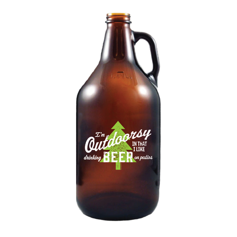 "Outdoorsy" Growler